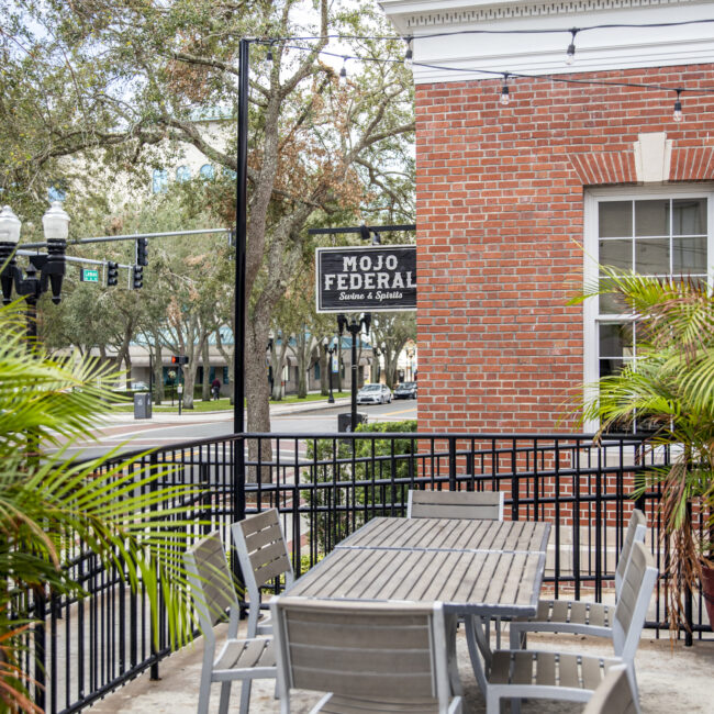Mojo federal store front building and sign lakeland fl