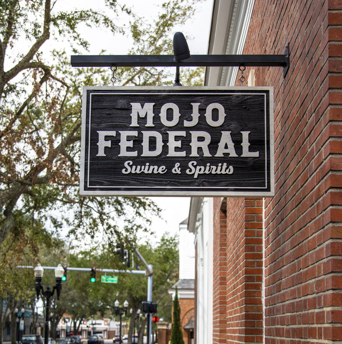 mojo federal close up of outside sign lakeland fl