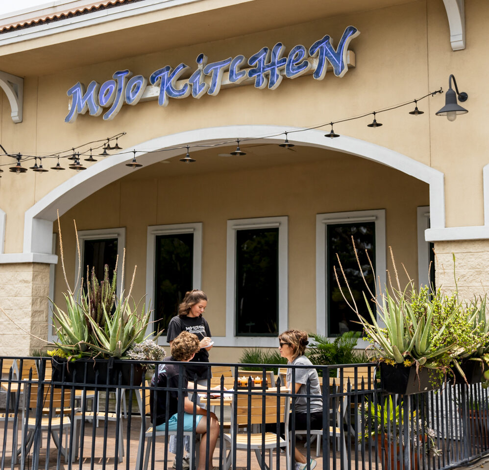 Mojo kitchen outside streetview of restaurant